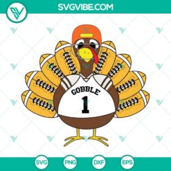 Sports, SVG Files, Thanks Giving, Thanksgiving Football Turkey SVG Files, 2