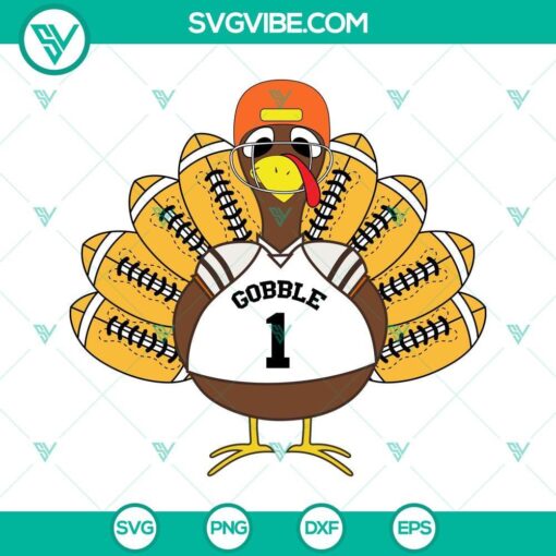 thanksgiving football turkey svg football thanksgiving svg instant digital download 2 mockup