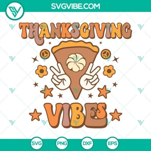 thanksgiving vibes svg retro thanksgiving 2022 svg png dxf eps cut files 8 mockup