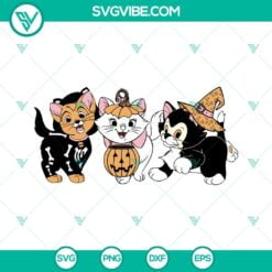 Disney, Halloween, SVG Files, The Aristocats Halloween Pumpkin SVG File, Marie 11