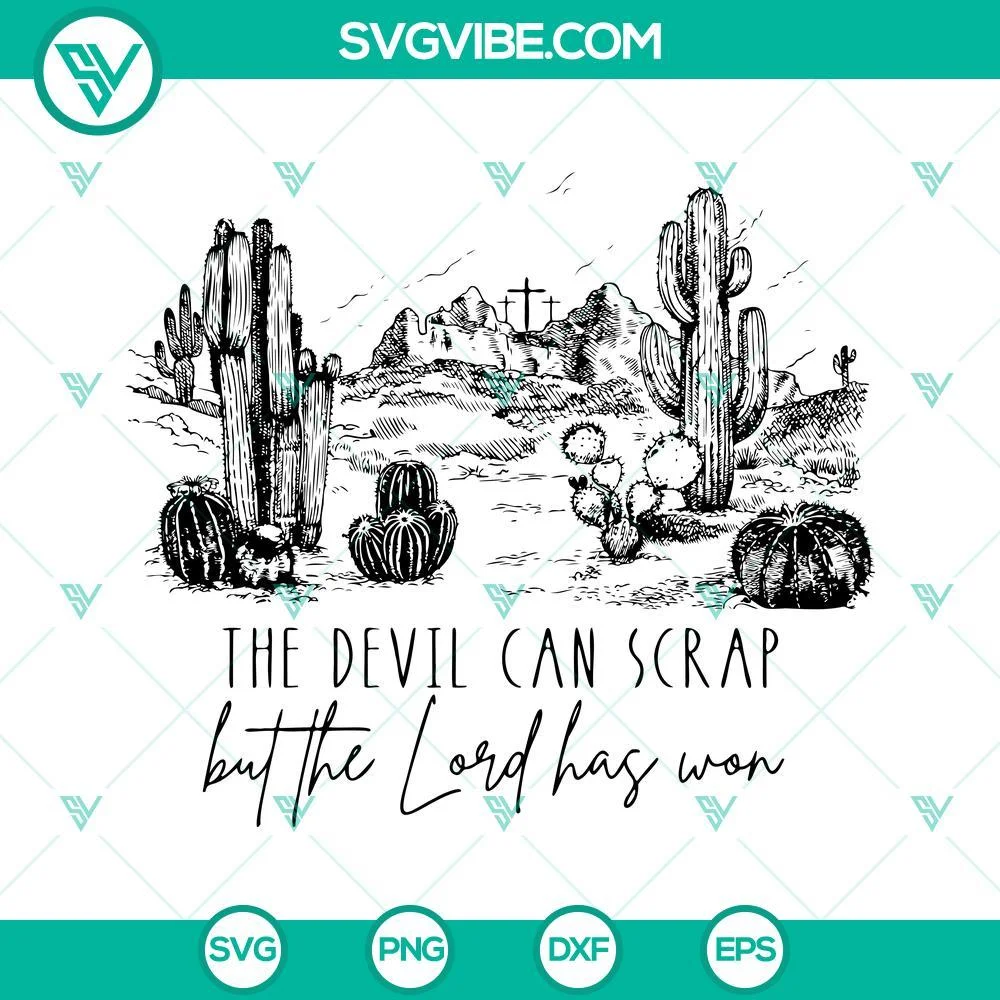 Musics, SVG Files, The Devil Can Scrap But The Lord Has Won SVG Images, Revival 1