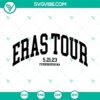 Eras Tour SVG file featuring Foxborough and East Rutherford designs in PNG format. Perfect for sports fanatics.
