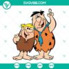 Flintstones SVG bundle featuring Barney Rubble and Fred Flintstone. High-quality cartoon character designs for download.