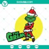 Christmas-themed Grinch Santa Claus SVG files compatible with Cricut and Silhouette, available in PNG, DXF, EPS formats. Great for crafting projects.