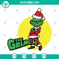 Christmas, SVG Files, The Grinch Santa Claus SVG Files PNG DXF EPS Cricut 19