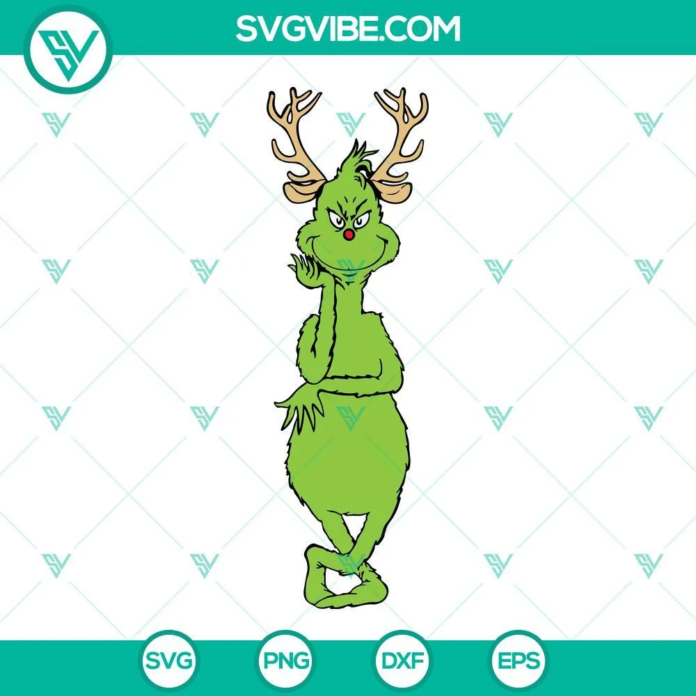 Christmas, SVG Files, The Grinch SVG File, Grinch SVG File DXF EPS PNG Cricut 1