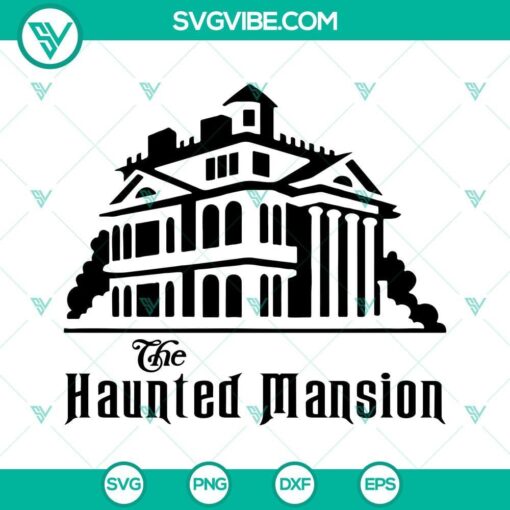 the haunted mansion svg haunted house svg spook house halloween svg png dxf eps files 8 mockup