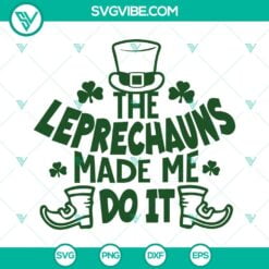 St Patrick's Day, SVG Files, Dabbing Leprechaun Boy SVG File, Funny Leprechaun 3