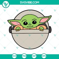 Movies, SVG Files, The Mandalorian SVG Download, Boba Fett SVG Image, Grogu SVG 24