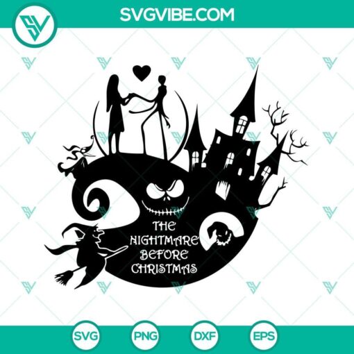 the nightmare before christmas svg jack skellington svg sally svg halloween svg png dxf eps digital files 5 mockup