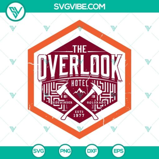 the overlook hotel logo svg the shining svg png dxf eps cut files 4 mockup