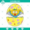 Simpsons Maggie Easter Egg SVG graphics for download with Maggie Simpson in Easter theme. High-quality vector images.