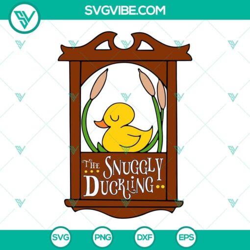 the snuggly duckling svg tangled svg disney cartoon svg png dxf eps 10 mockup