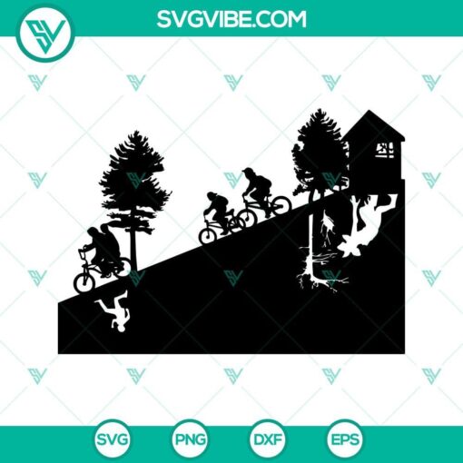 the upside down stranger things friends svg eleven svg demogorgon svg cut file 10 mockup