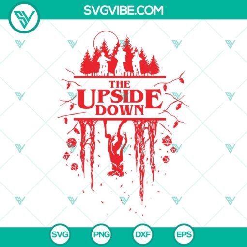 the upside down svg stranger things svg demogorgon svg 9 mockup