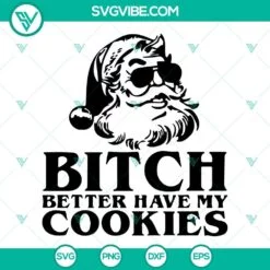 there s some ho s in this house svg snow s out ho s out svg bitch better have my cookies svg funny santa claus christmas svg bundle 6 mockup