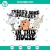 Spooky Halloween SVG images with ghosts and mummies for digital projects.