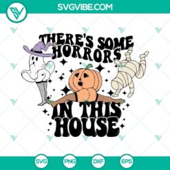 Spooky Halloween SVG images with ghosts and mummies for digital projects.