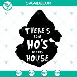 Christmas, SVG Files, There’s Some Ho’s In This House SVG Download, 6