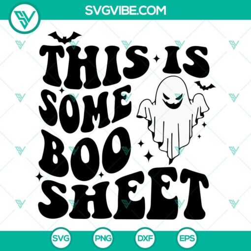 this is some boo sheet svg 2 designs boo svg halloween svg 2 mockup