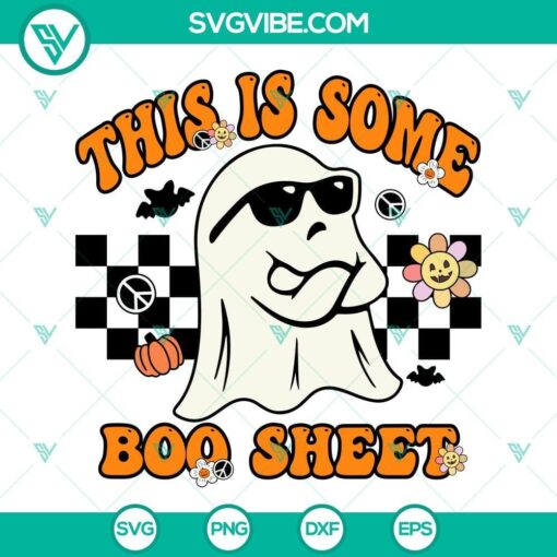 this is some boo sheet svg boo halloween svg boo sheet svg 6 mockup