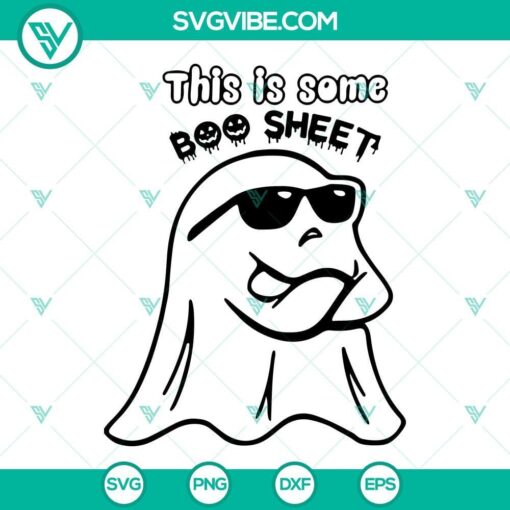 this is some boo sheet svg boo svg halloween svg 7 mockup