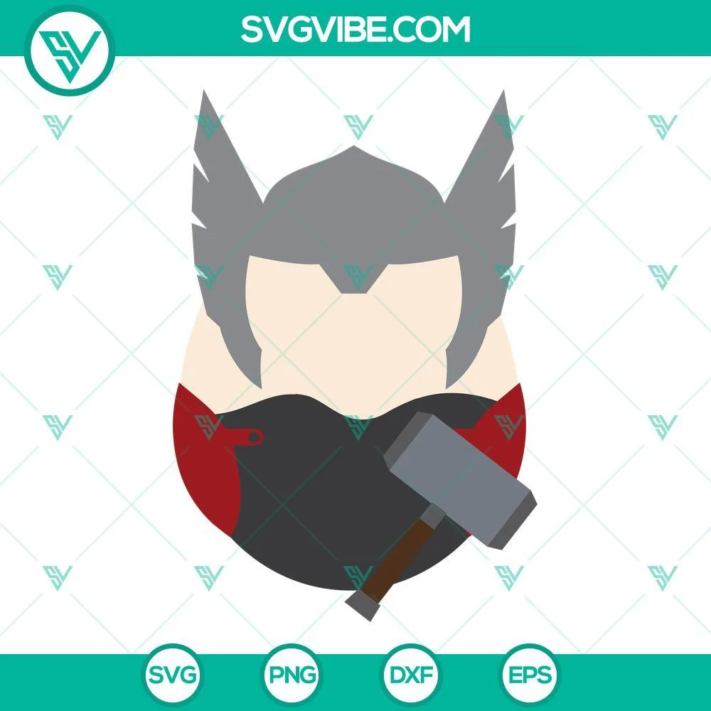 Easter, SVG Files, Thor Easter Egg SVG Images, Avengers Easter Egg SVG Image, 1