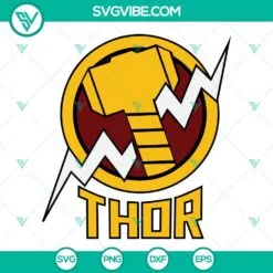 Movies, SVG Files, Thor Love And Thunder SVG File Bundle, Thor 2022 SVG Images, 4