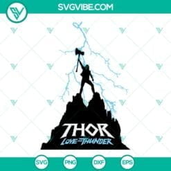 Movies, SVG Files, Thor Love and Thunder SVG Images, Marvel Studios SVG Image 2