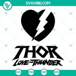 Movies, SVG Files, Thor Love And Thunder SVG Download PNG DXF EPS Thor Love and 3