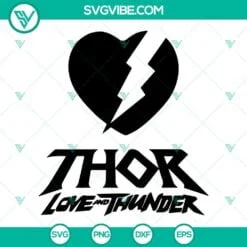 Movies, SVG Files, Thor Love and Thunder SVG Image PNG DXF EPS Designs Cut 4