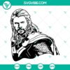 Thor SVG files featuring Chris Hemsworth as the superhero, God of Thunder. Perfect for downloading superhero images.