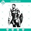 Thor SVG file with Ragnarok and Avengers theme, available for Marvel enthusiasts to download.