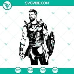 Movies, SVG Files, Lightning Bolts Thor Hammer SVG File, Thor Hammer SVG 3