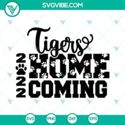 Football, Sports, SVG Files, Tigers Homecoming 2022 SVG Images DXF EPS PNG 20