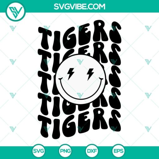 tigers svg tigers smiley svg football svg school team svg tiger football svg 1 mockup