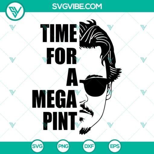 time for a mega pint svg johnny depp svg justice for johnny depp svg mega pint svg png dxf eps designs for shirts 3 mockup