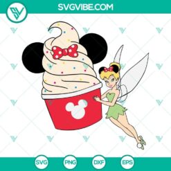 Tinker Bell Disney Snacks SVG File, TinkerBell SVG Images, Tinker Bell SVG Files
