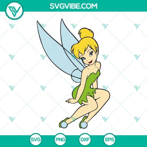 tinkerbell svg dxf eps png cricut silhouette clipart 3 mockup