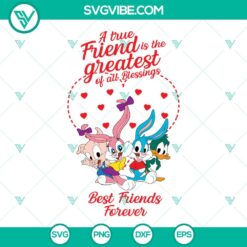 Cartoons, SVG Files, Valentine's Day, Tiny Toon Adventures Friends SVG Images, 24