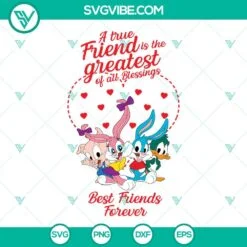 Cartoons, SVG Files, Valentine's Day, Tiny Toon Adventures Friends SVG Images, 2