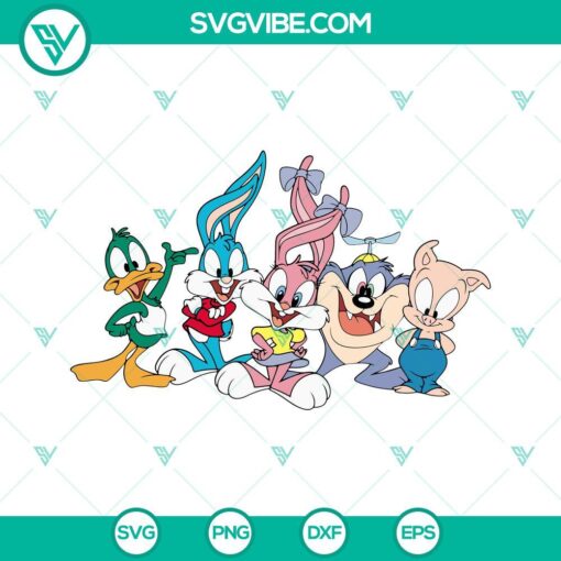 tiny toon adventures svg buster bunny svg hamton pig svg tasmanian devil svg 1 mockup