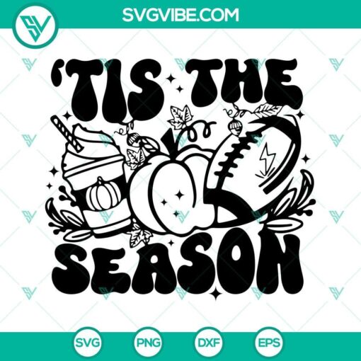 tis the season football svg thanksgiving football svg png dxf eps cut files 9 mockup