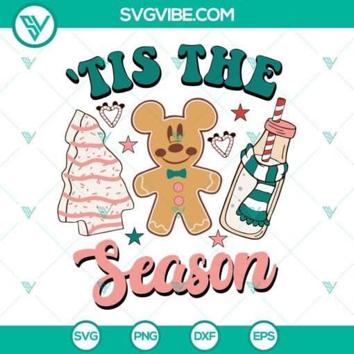 tis the season mickey gingerbread svg christmas svg christmas mickey gingerbread svg mickey christmas svg disney christmas svg png dxf eps digital download 3 mockup