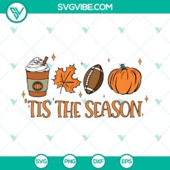 Fall, Sports, SVG Files, Tis The Season SVG Images, Coffee Fall Football 21