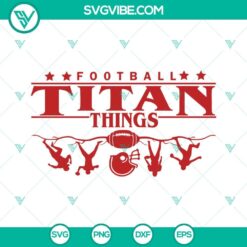 Titans football spirit SVG design download for school, featuring titan elements for sports and team pride.