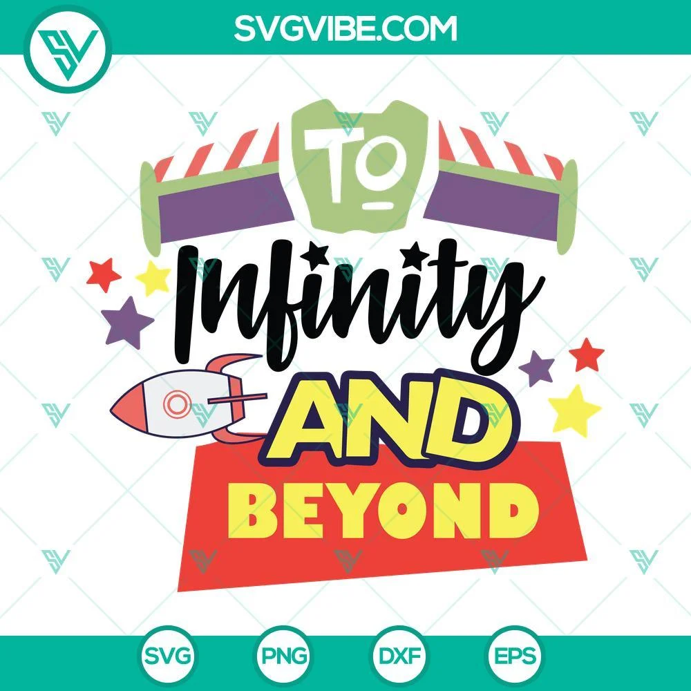 Disney, SVG Files, To Infinity And Beyond SVG Image, Buzz Lightyear SVG 1