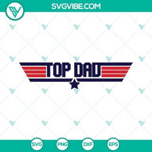 top dad svg top gun dad svg png dxf eps digital cut file 8 mockup