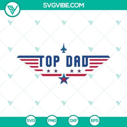 top dad svg top gun top dad svg dad svg 3 mockup