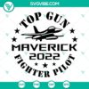 Top Gun Maverick 2022 SVG file of a fighter pilot design. Top Gun SVG image featuring a pilot in action. Military SVG design for enthusiasts.